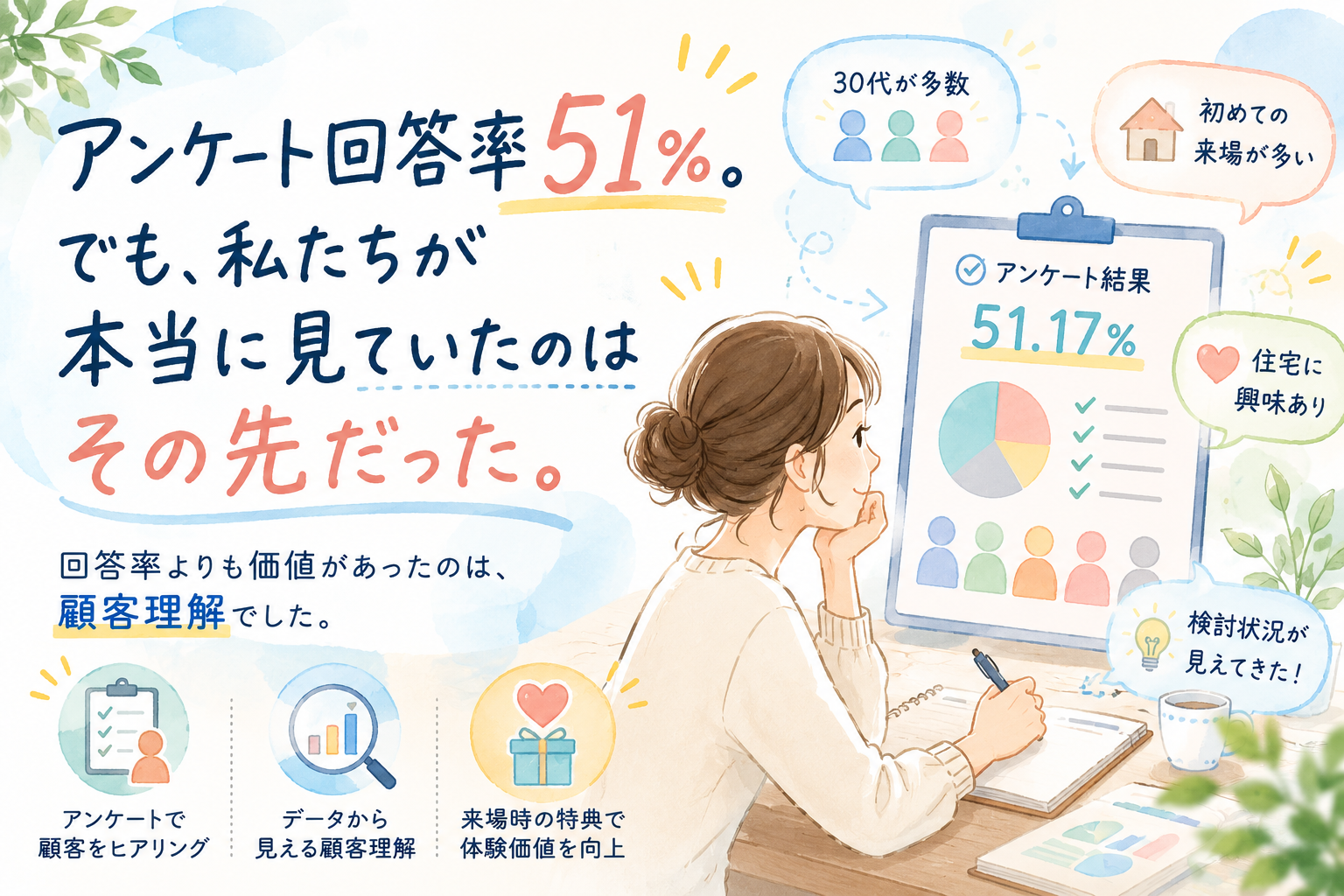 アンケート回答率51%。私たちが本当に欲しかったのは「回答」ではなく「顧客理解」だった
