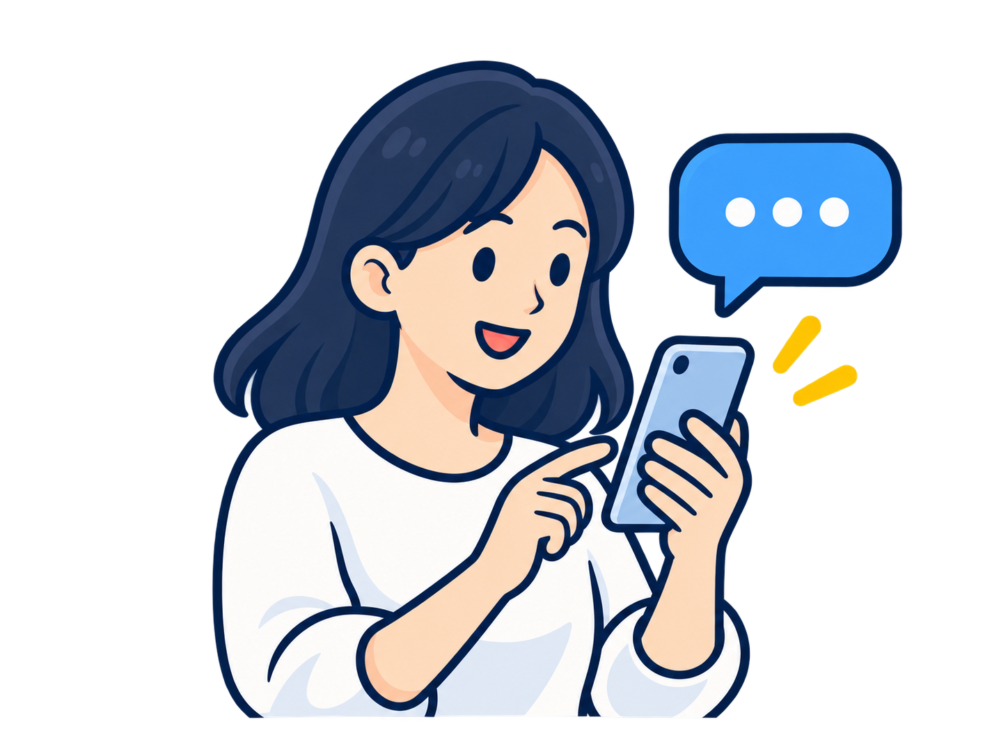 WebやITについて気軽に相談するイメージ