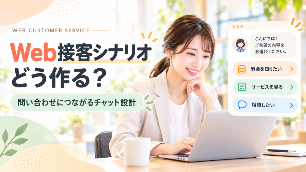 web接客シナリオどうつくる？
