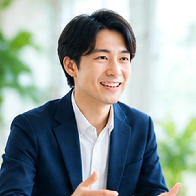 代表講師・相沢直人の人物イメージ（架空）